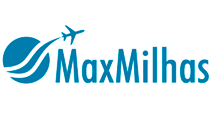 Logomarca 10%, R$20 OFF, Cupom de desconto MaxMilhas Abril 2023